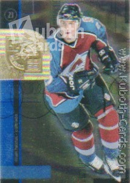 NHL 1998-99 SPx Top Prospects - No 16 - Milan Hejduk