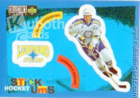 SHL 1997 / 98 Swedish Collector's Choice Stick'Ums - No S15 - Jonas Bergqvist