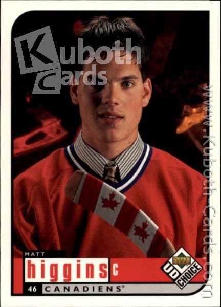 NHL 1998-99 UD Choice - No 107 - Matt Higgins