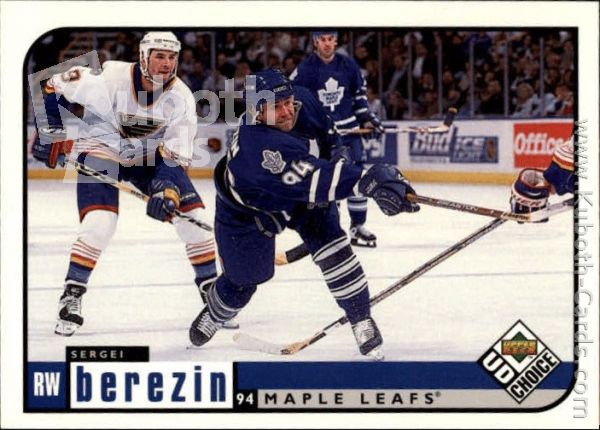 NHL 1998-99 UD Choice - No 201 - Sergei Berezin