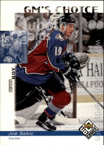 NHL 1998-99 UD Choice - No 230 - Joe Sakic