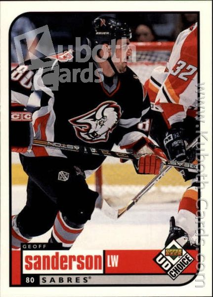 NHL 1998-99 UD Choice - No 27 - Geoff Sandersson