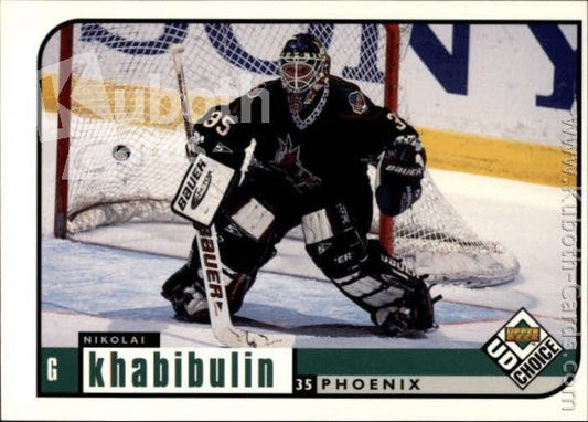 NHL 1998-99 UD Choice - No 162 - Nikolai Khabibulin