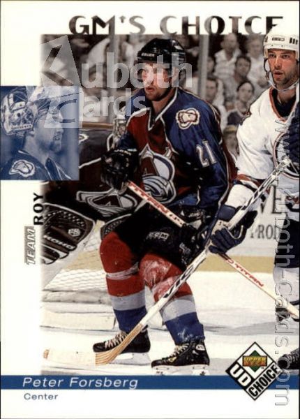 NHL 1998-99 UD Choice - No 229 - Peter Forsberg