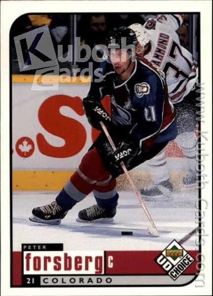 NHL 1998-99 UD Choice - No 56 - Peter Forsberg