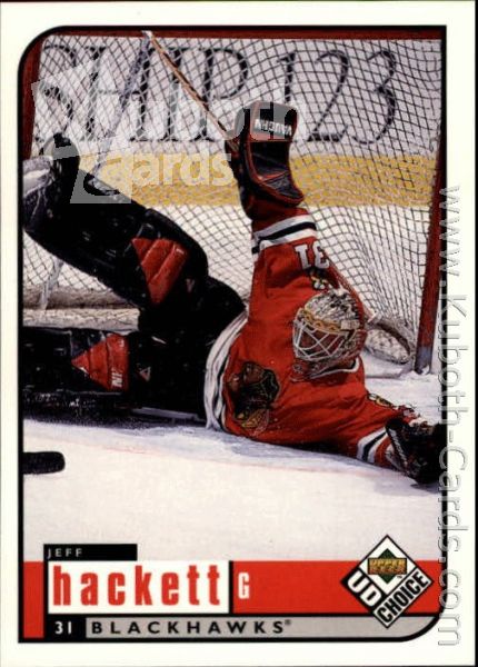 NHL 1998-99 UD Choice - No 49 - Jeff Hackett