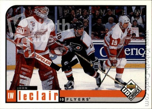 NHL 1998-99 UD Choice Preview - No 153 - John LeClair