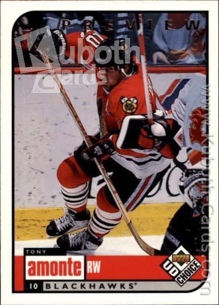 NHL 1998-99 UD Choice Preview - No 51 - Tony Amonte