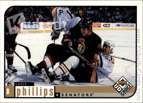 NHL 1998-99 UD Choice Preview - No 143 - Chris Phillips