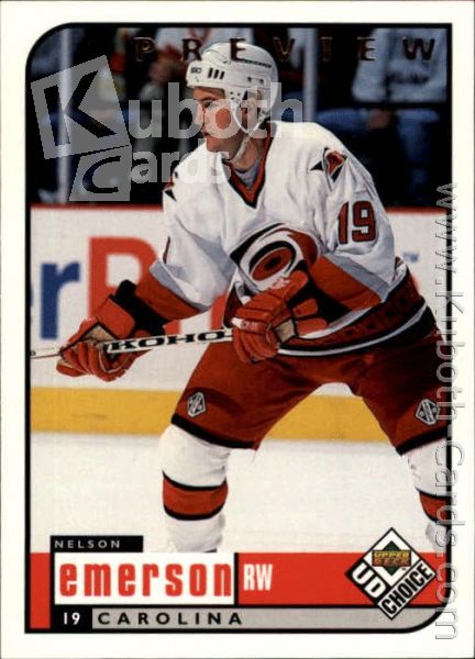 NHL 1998-99 UD Choice Preview - No 43 - Nelson Emerson