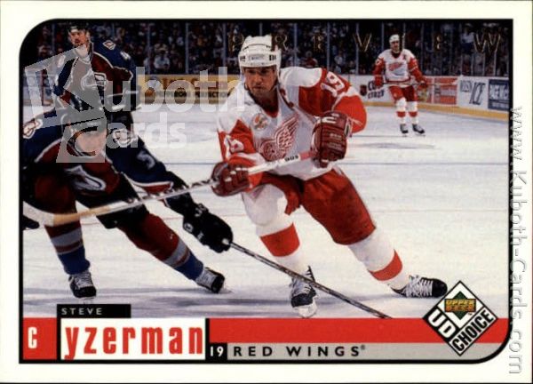 NHL 1998-99 UD Choice Preview - No 73 - Steve Yzerman