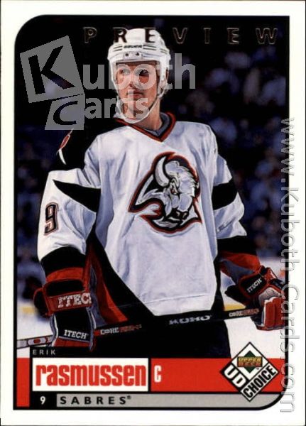 NHL 1998-99 UD Choice Preview - No 25 - Erik Rasmussen