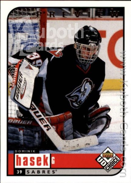 NHL 1998-99 UD Choice Preview - No 23 - Dominik Hasek