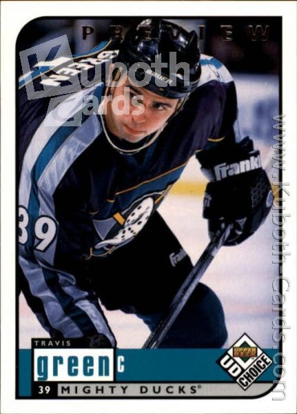 NHL 1998-99 UD Choice Preview - No 5 - Travis Green