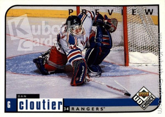 NHL 1998-99 UD Choice Preview - No 131 - Dan Cloutier