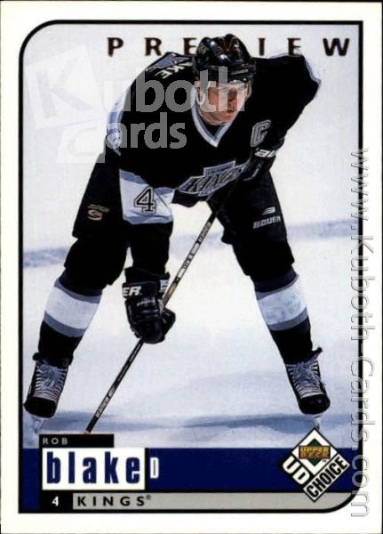 NHL 1998-99 UD Choice Preview - No 95 - Rob Blake