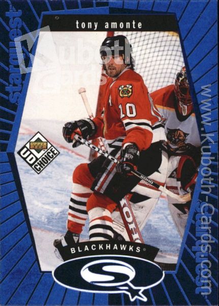 NHL 1998-99 UD Choice StarQuest Blue - No SQ26 - Tony Amonte