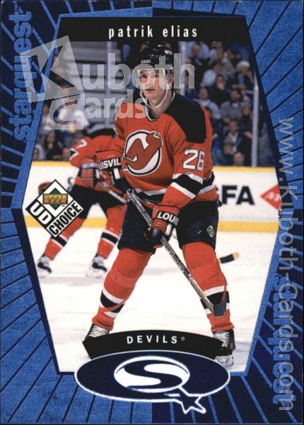 NHL 1998-99 UD Choice StarQuest Blue - No SQ12 - Patrik Elias