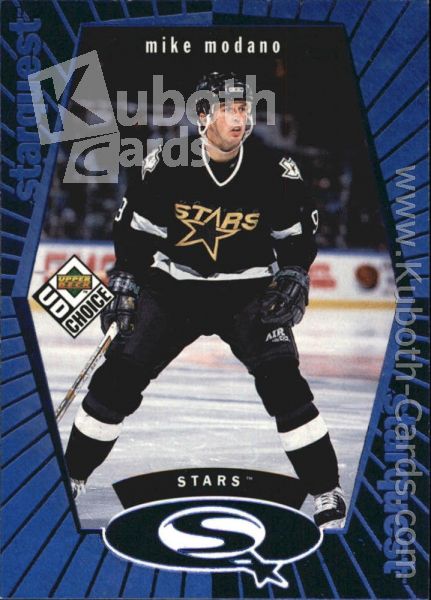 NHL 1998-99 UD Choice StarQuest Blue - No SQ24 - Mike Modano