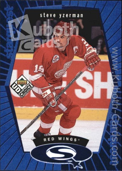 NHL 1998-99 UD Choice StarQuest Blue - No SQ18 - Steve Yzerman