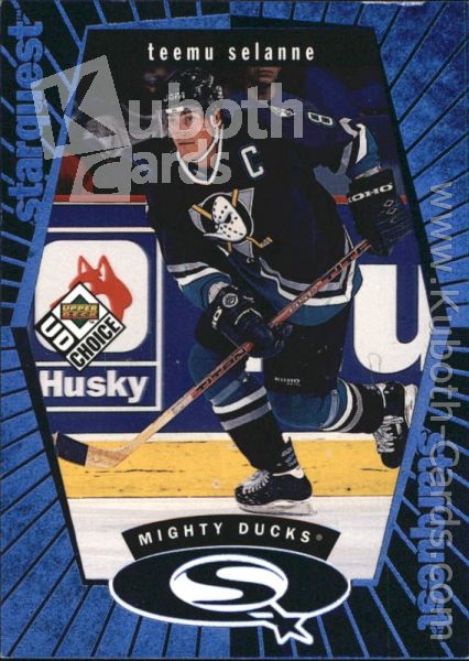 NHL 1998-99 UD Choice StarQuest Blue - No SQ5 - Teemu Selanne