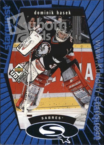 NHL 1998-99 UD Choice StarQuest Blue - No SQ4 - Dominik Hasek