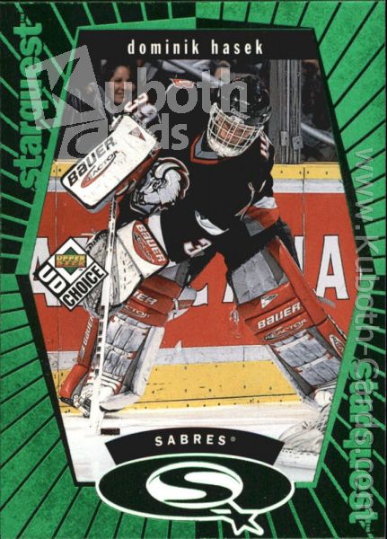 NHL 1998-99 UD Choice StarQuest Green - No SQ4 - Dominik Hasek