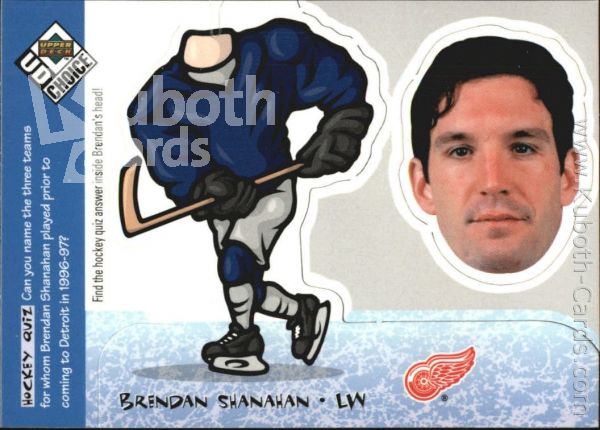 NHL 1998-99 UD Choice Mini Bobbing Head - No BH24 - Brendan Shanahan