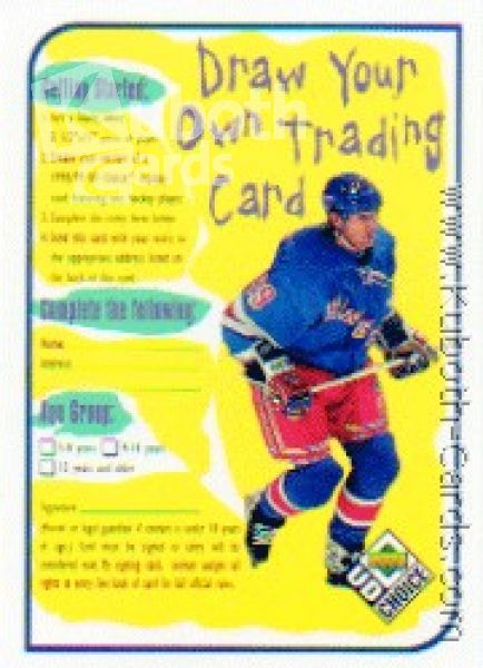 NHL 1998-99 UD Choice Draw Your Own Card - No DW1 - Wayne Gretzky