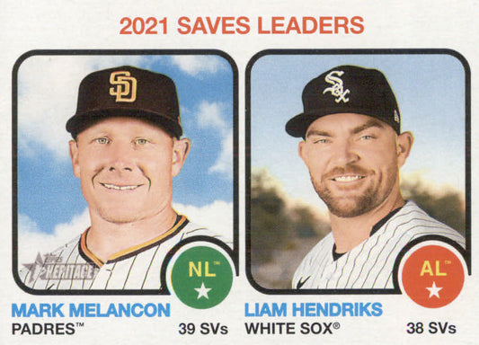 MLB 2022 Topps Heritage - No 66 - Mark Melancon / Liam Hendricks