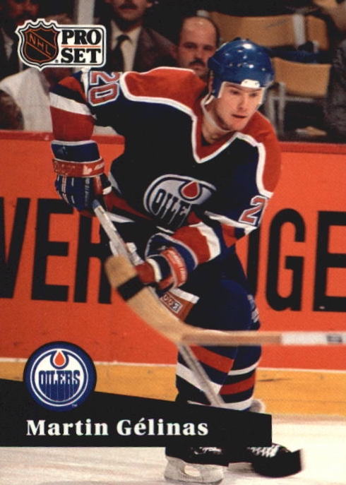 NHL 1991-92 ProSet French - No 66 - Martin Gelinas