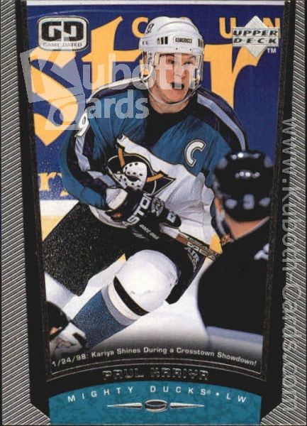 NHL 1998-99 Upper Deck - No. 31 - Paul Kariya