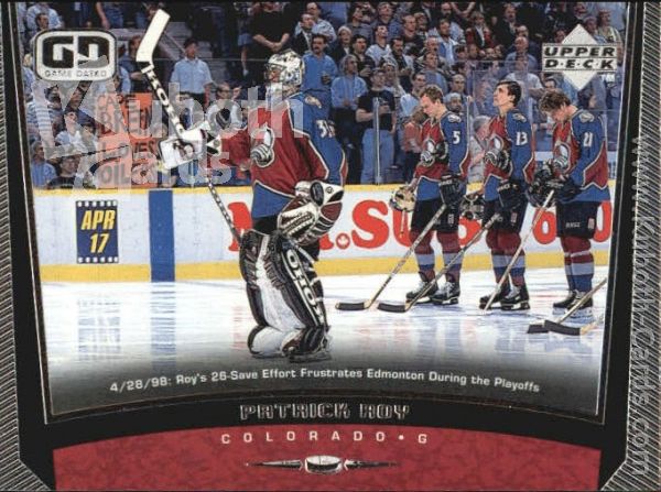 NHL 1998-99 Upper Deck - No 74 - Patrick Roy