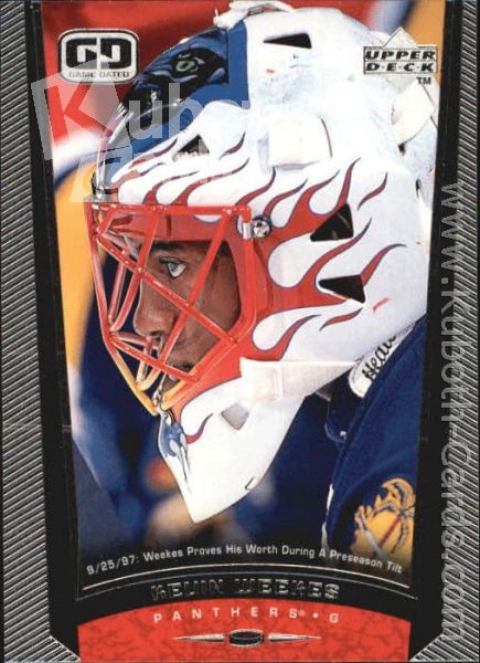 NHL 1998-99 Upper Deck - No 100 - Kevin Weekes