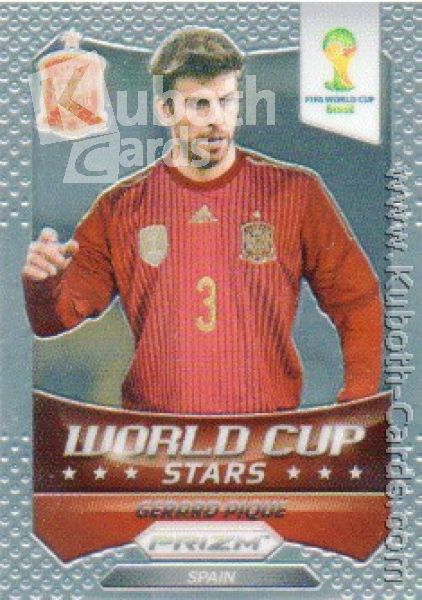 Soccer 2014 Panini Prizm World Cup Stars - No 32 - Gerard Pique