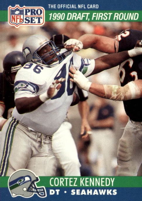 NFL 1990 ProSet - No 671 - Cortez Kennedy