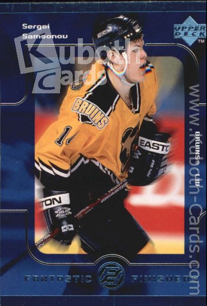 NHL 1998-99 Upper Deck Fantastic Finishers - No FF3 - Sergei Samsonov