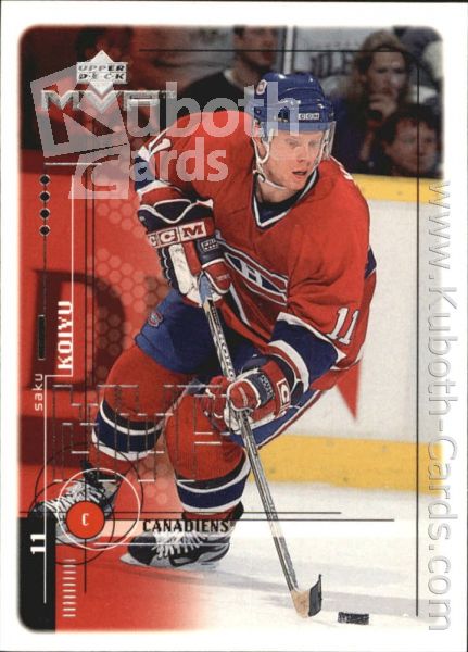 NHL 1998-99 Upper Deck MVP - No. 104 - Saku Koivu