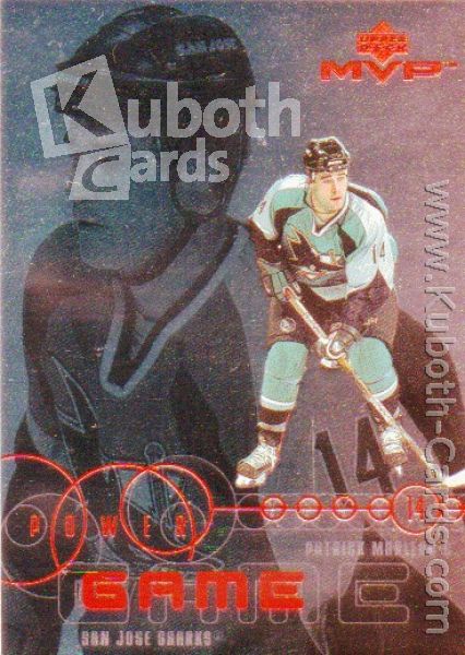 NHL 1998-99 Upper Deck MVP Power Game - No PG13 - Patrick Marleau