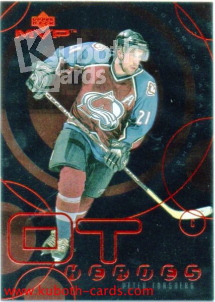 NHL 1998-99 Upper Deck MVP OT Heroes - No OT08 - Peter Forsberg