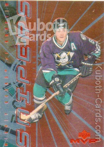 NHL 1998-99 Upper Deck MVP Snipers - No S04 - Teemu Selanne