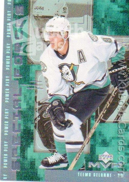 NHL 1998-99 Upper Deck MVP Special Forces - No F10 - Teemu Selanne