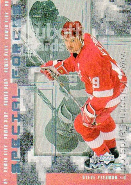 NHL 1998-99 Upper Deck MVP Special Forces - No F07 - Steve Yzerman