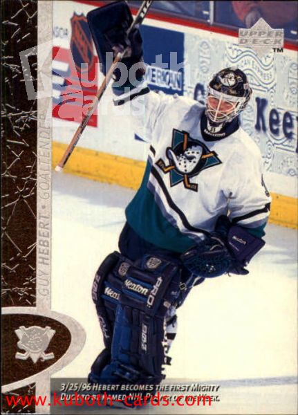 NHL 1996 / 97 Upper Deck - No 2 - Guy Hebert