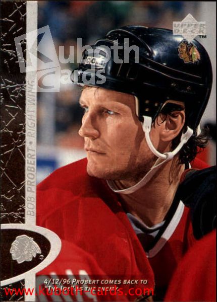 NHL 1996 / 97 Upper Deck - No 33 - Bob Probert