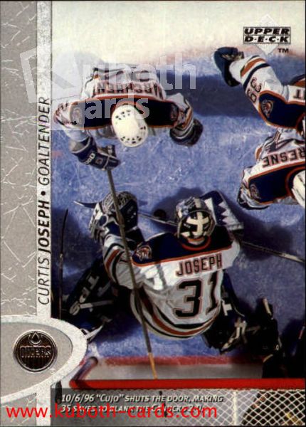 NHL 1996 / 97 Upper Deck - No 256 - Curtis Joseph