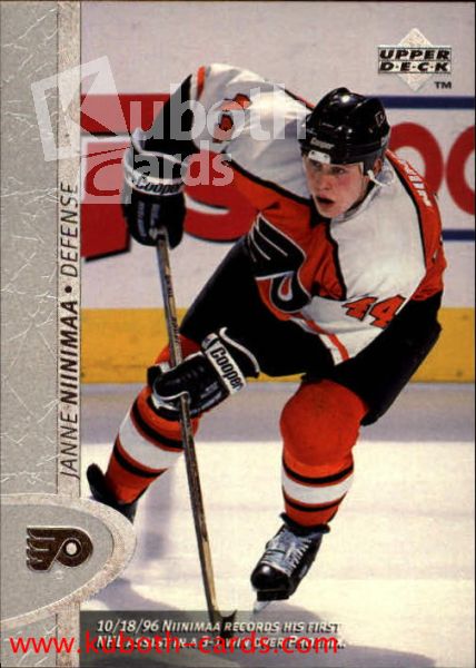 NHL 1996 / 97 Upper Deck - No 310 - Janne Niinimaa