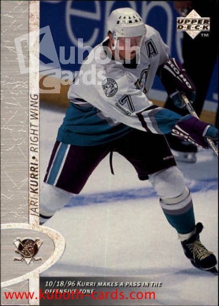 NHL 1996 / 97 Upper Deck - No 212 - Jari Kurri