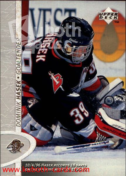 NHL 1996 / 97 Upper Deck - No 222 - Dominik Hasek