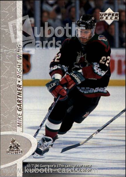 NHL 1996 / 97 Upper Deck - No 316 - Mike Gartner